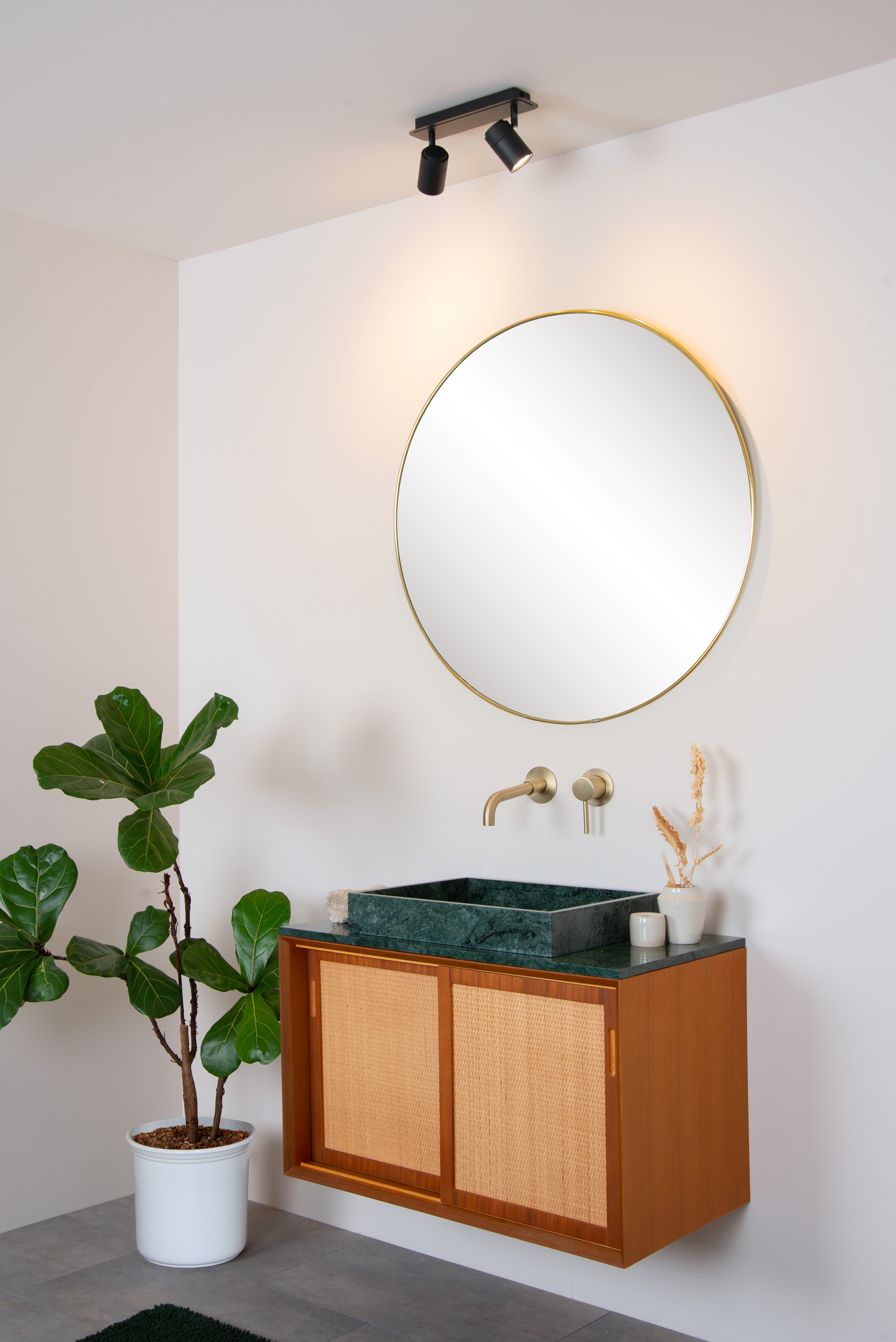 Bathroom mirror deals spotlight